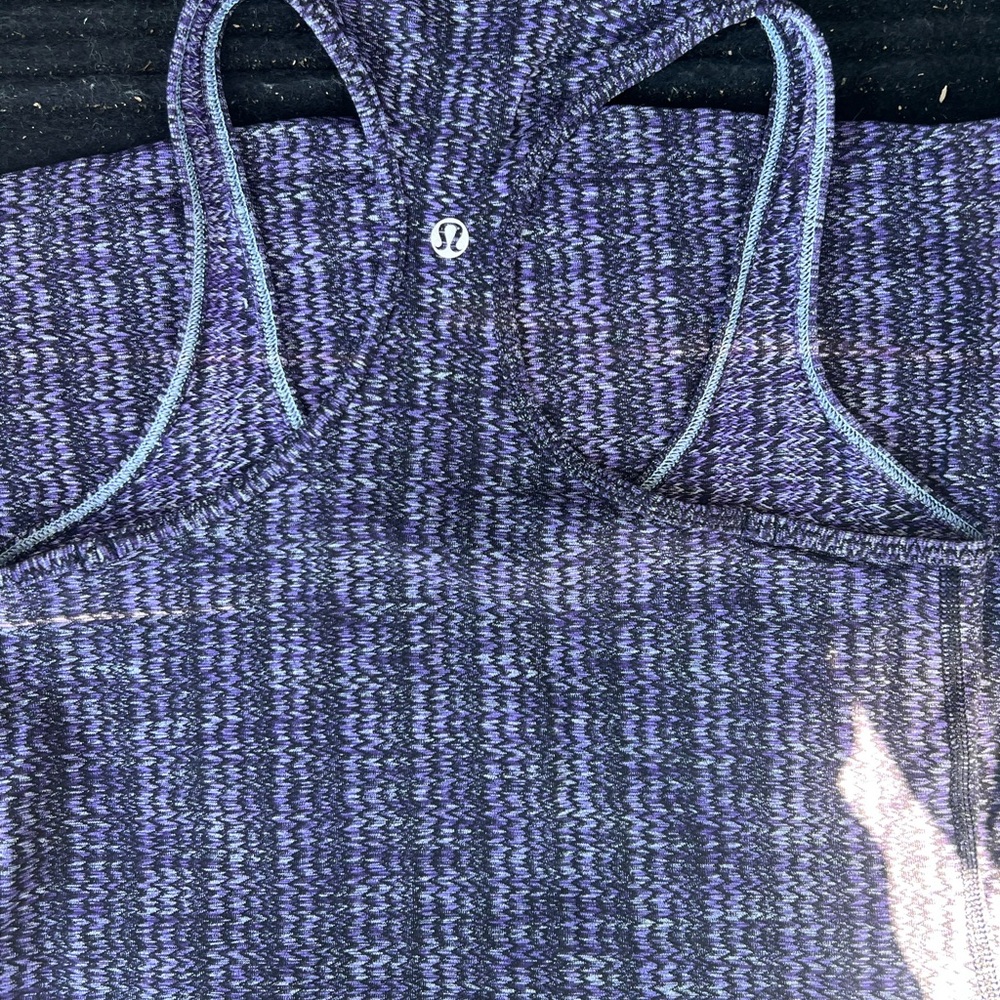 lululemon athletica Purple Space-Dye Racerback Tank Top